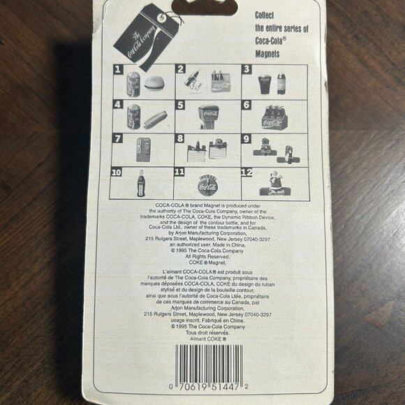 Vintage Coca Cola fridge magnet - Picture 2 of 2